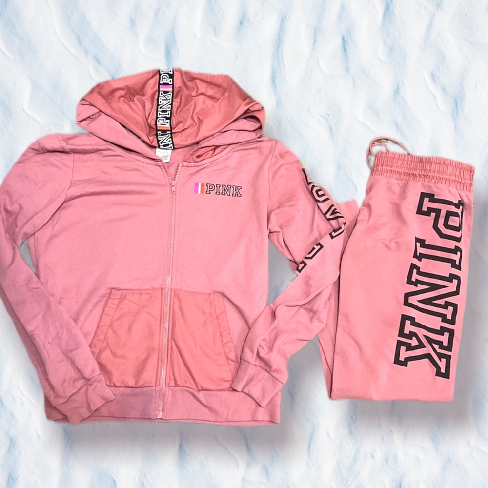 Rare VS Pink Jogger Jacket Set - Mauve